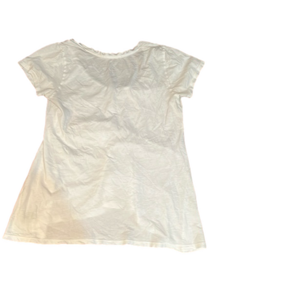 size medium alternative earth white V-neck tee - Picture 2 of 4